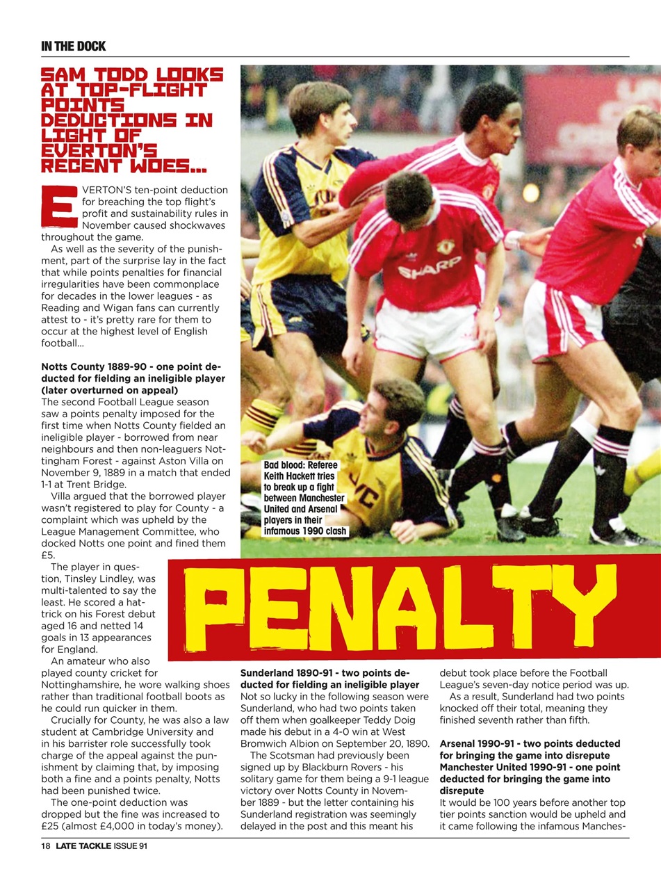 Late Tackle Football Magazine Preview Pages