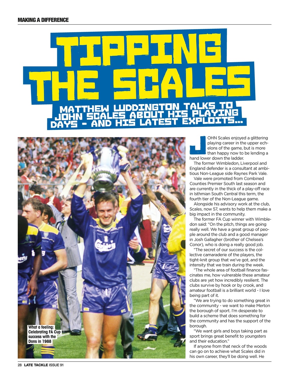 Late Tackle Football Magazine Preview Pages
