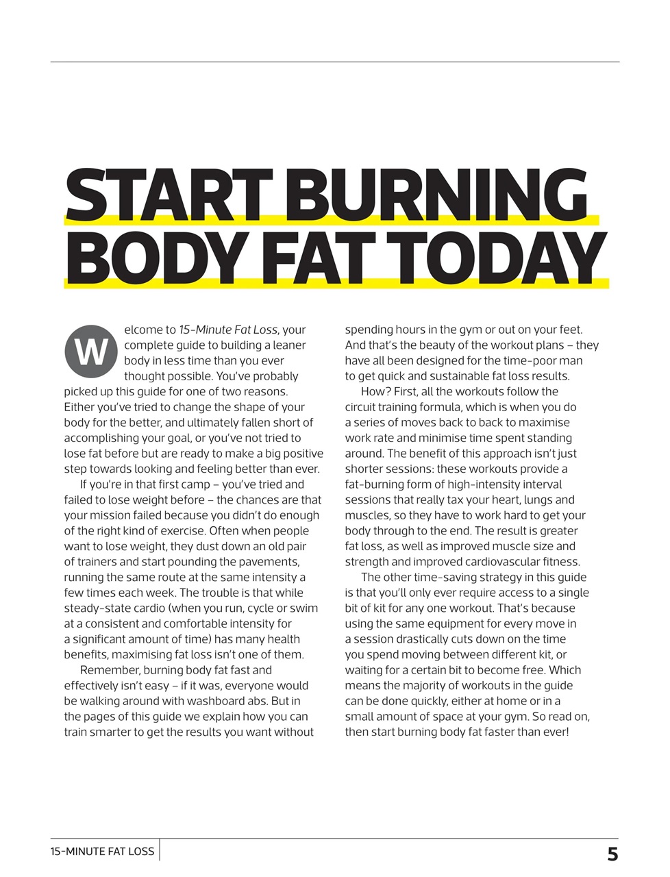 Men’s Fitness Guides Preview Pages
