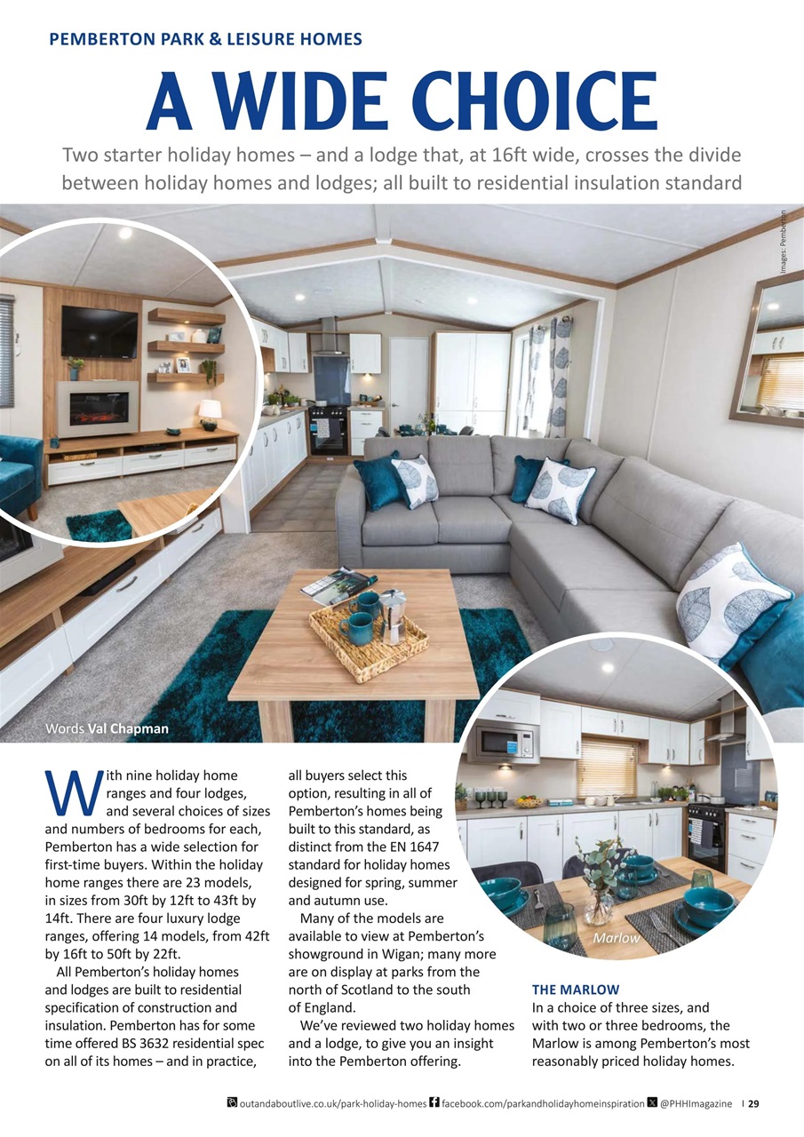 Park and Holiday Home Inspiration magazine Preview Pages