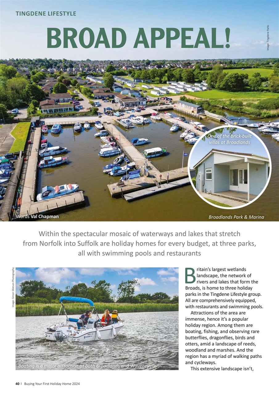 Park and Holiday Home Inspiration magazine Preview Pages