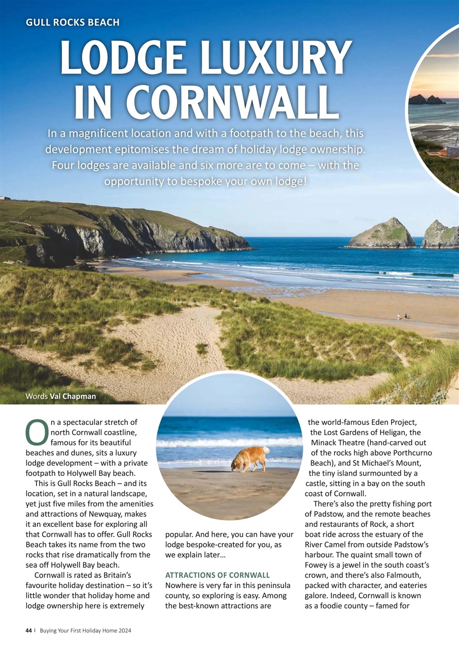 Park and Holiday Home Inspiration magazine Preview Pages
