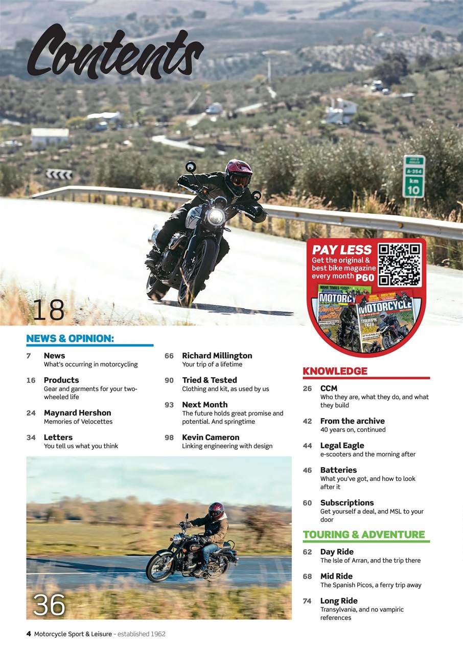 Motorcycle Sport & Leisure Preview Pages
