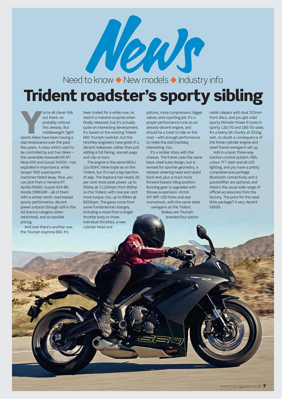 Motorcycle Sport & Leisure Preview Pages