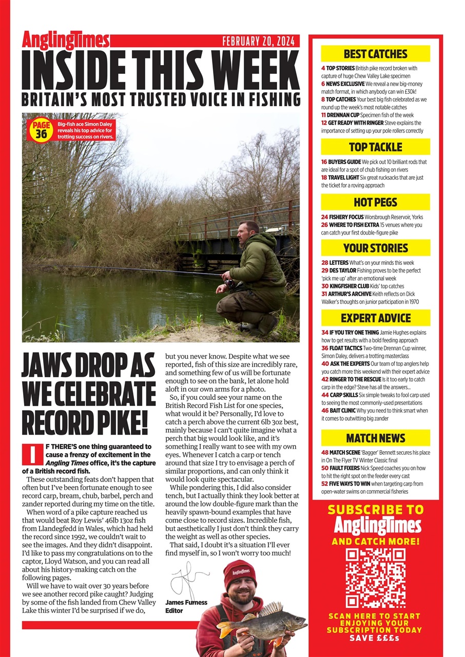 Angling Times Preview Pages