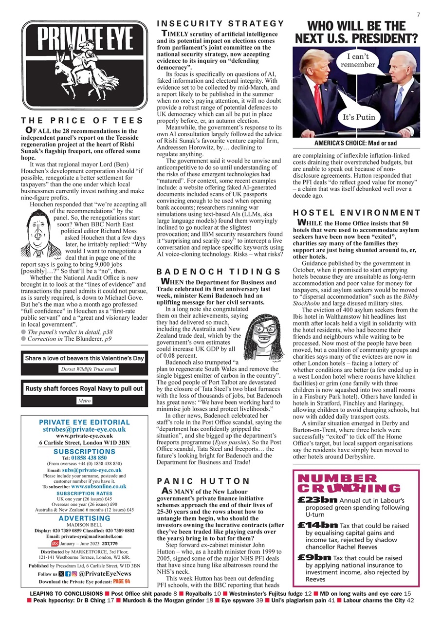 Private Eye Preview Pages