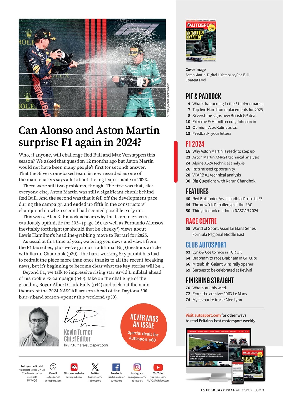 Autosport Preview Pages