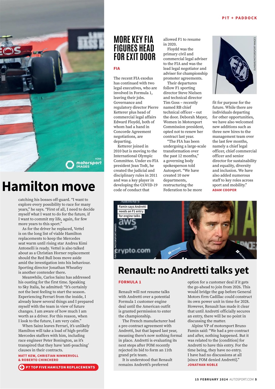 Autosport Preview Pages
