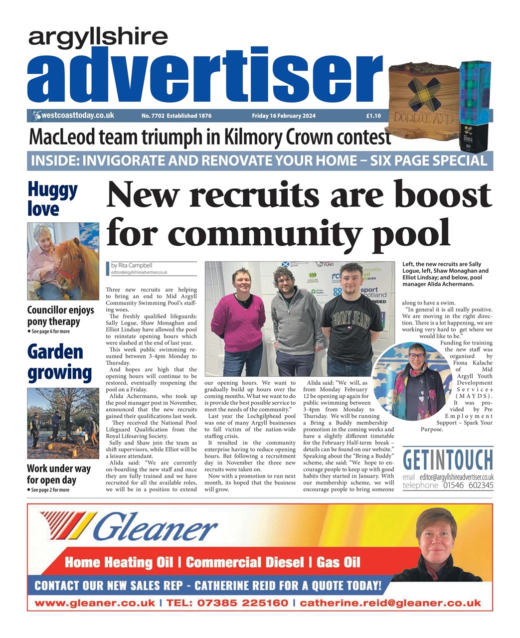 Argyllshire Advertiser Preview Pages