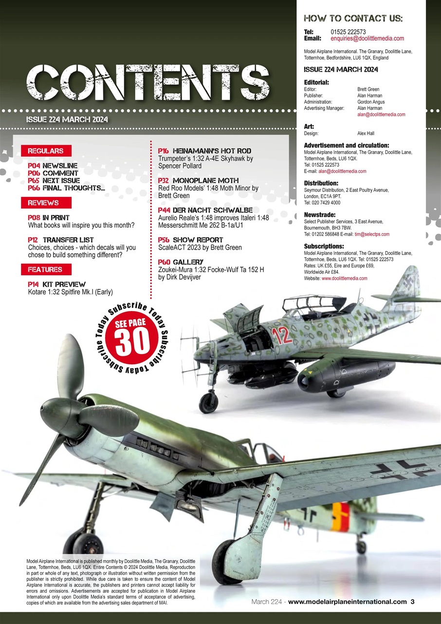 Model Airplane International Preview Pages