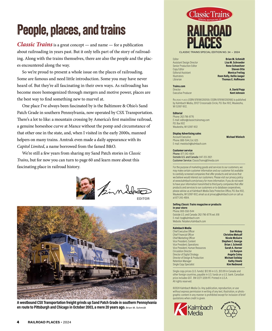 Classic Trains Preview Pages