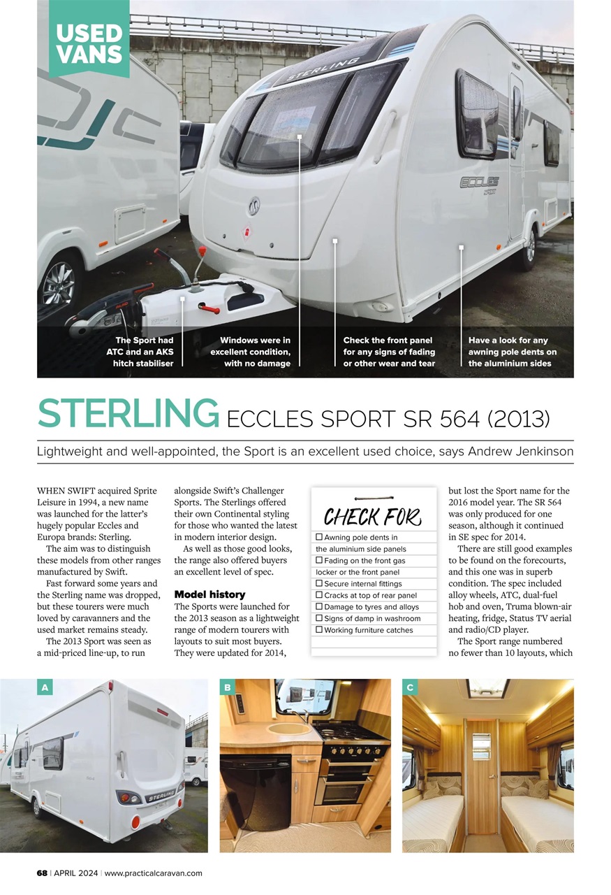 Practical Caravan Magazine - April 2024 Back Issue