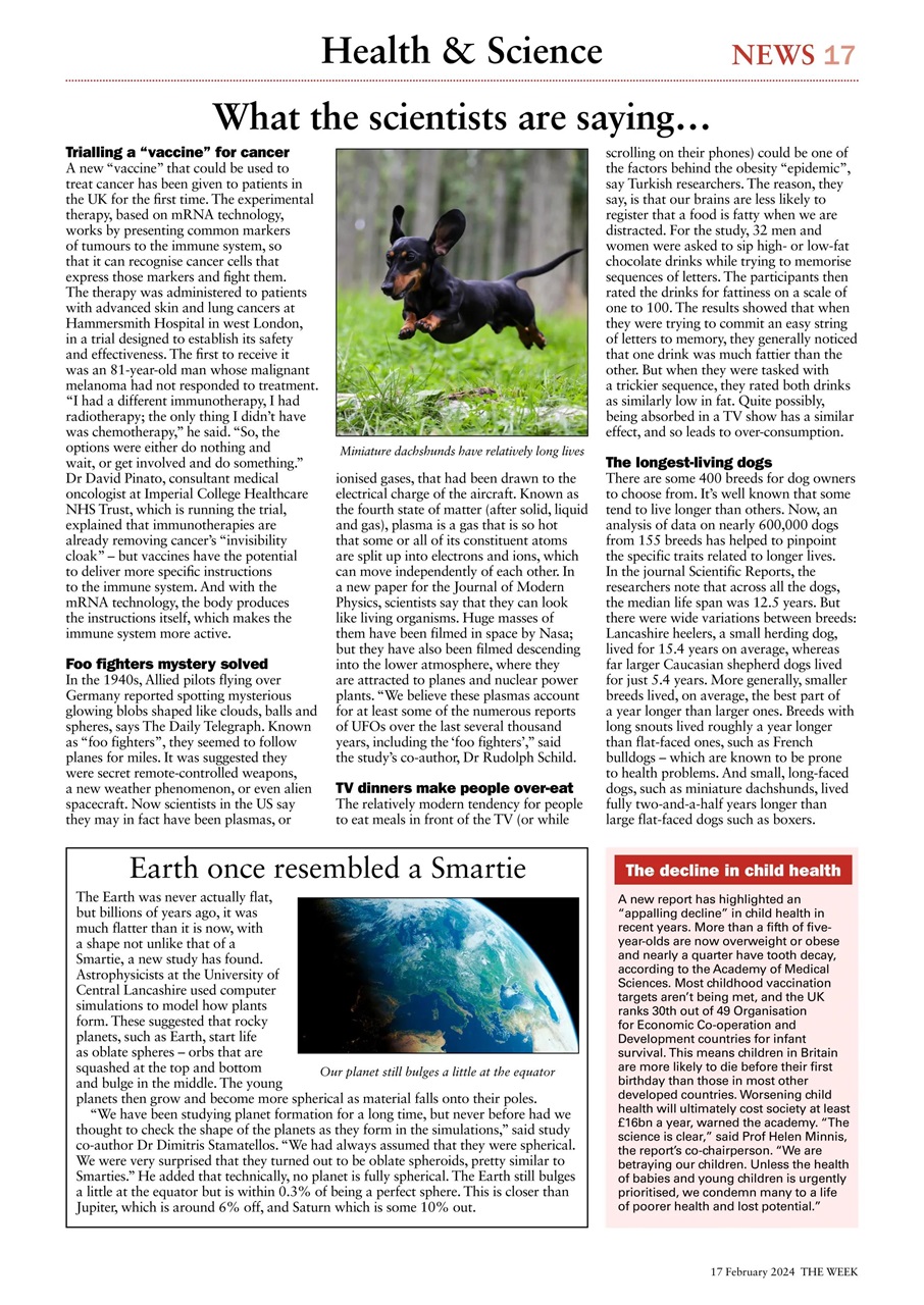 The Week Preview Pages