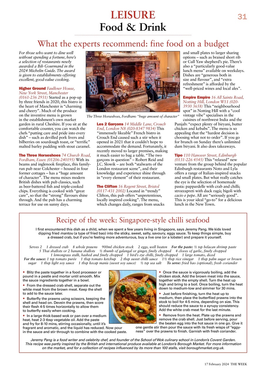 The Week Preview Pages