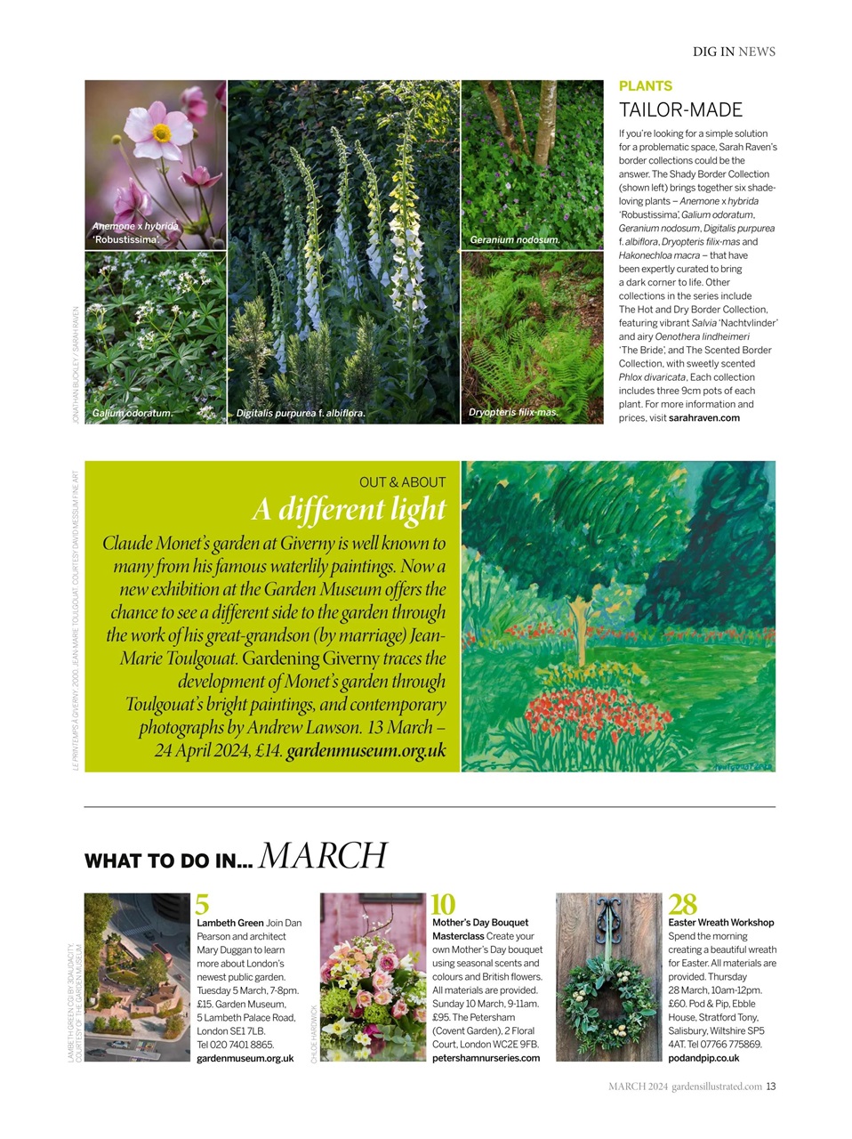 Gardens Illustrated Preview Pages