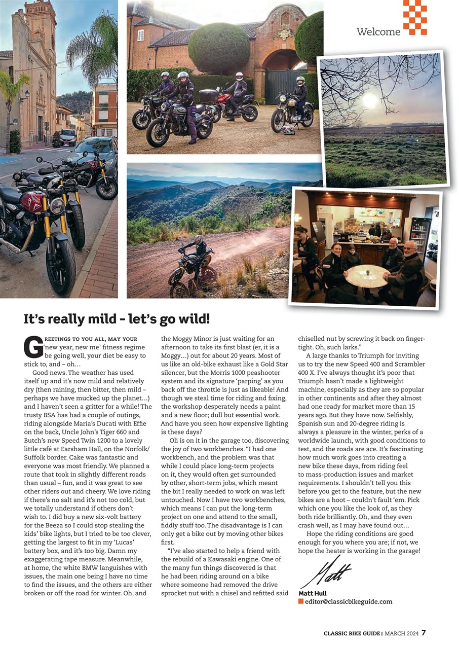 Classic Bike Guide Preview Pages