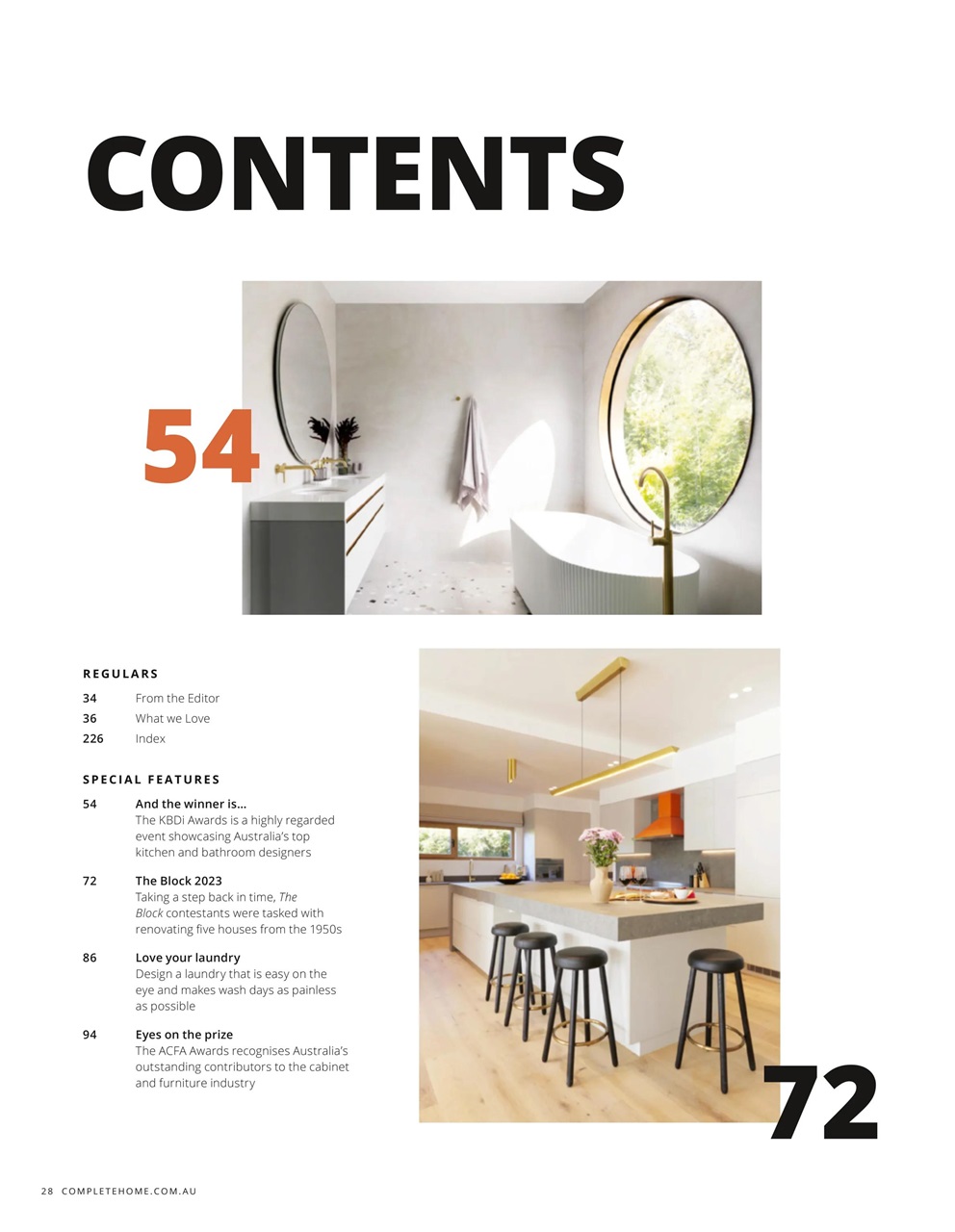 Kitchens & Bathrooms Quarterly Preview Pages