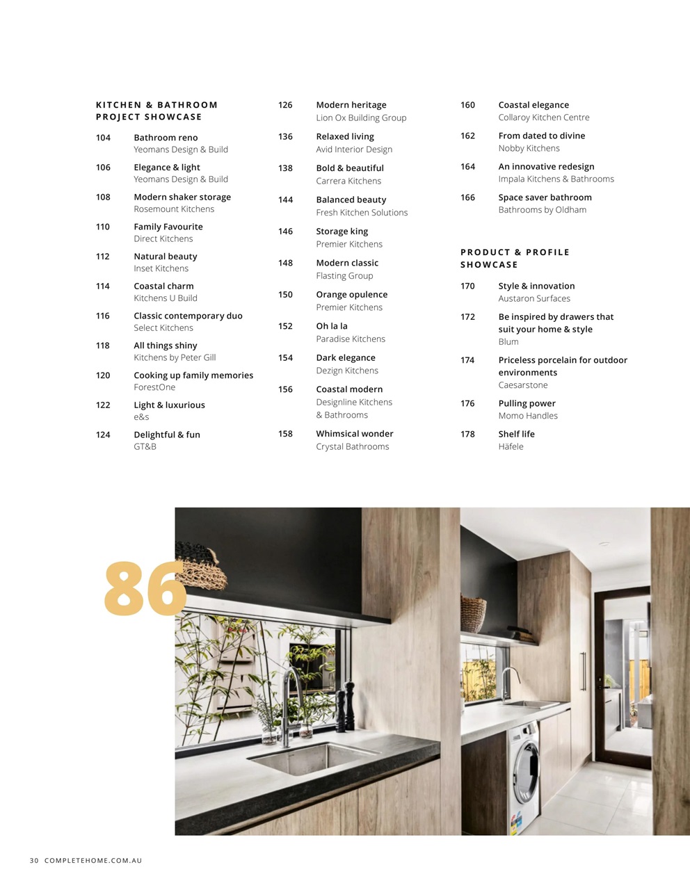 Kitchens & Bathrooms Quarterly Preview Pages