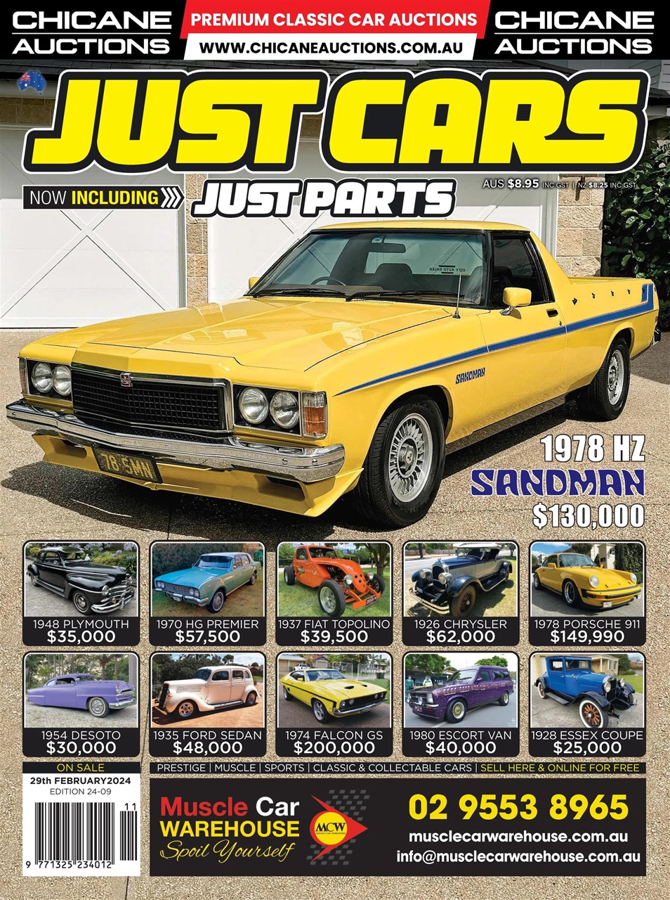 JUST CARS Preview Pages