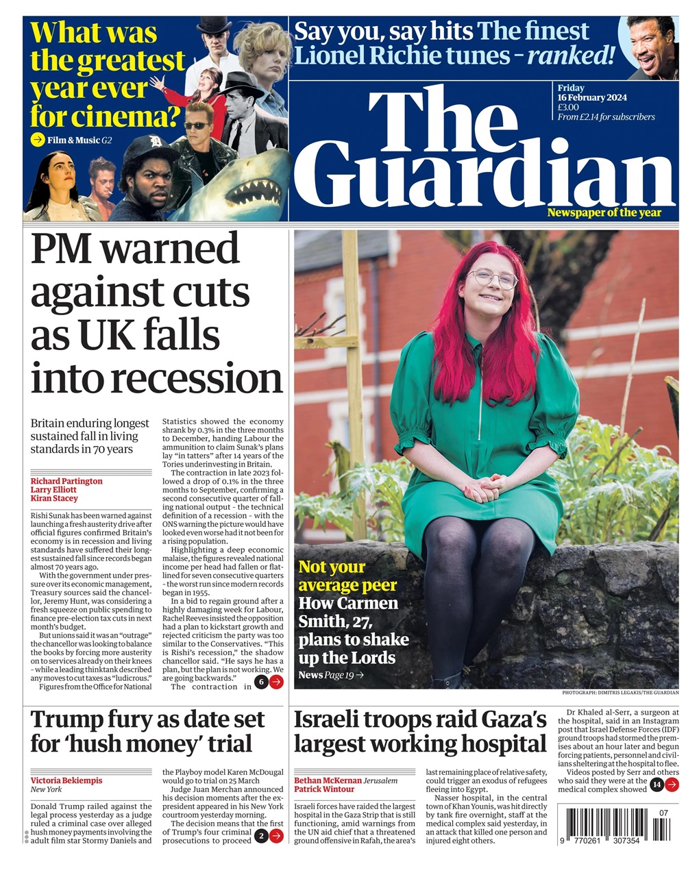The Guardian Newspaper Preview Pages