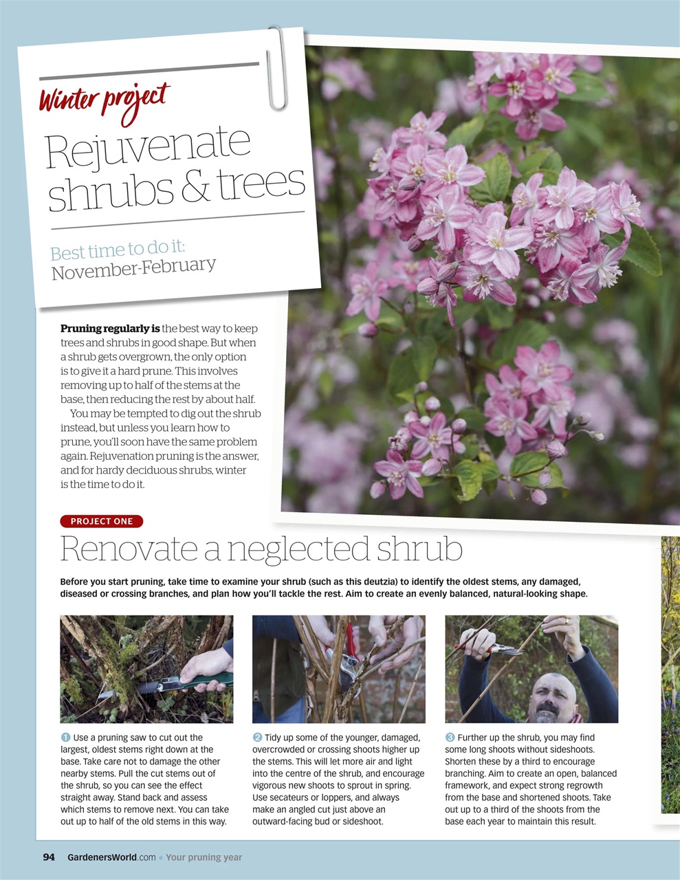 BBC Gardeners’ World Magazine Preview Pages