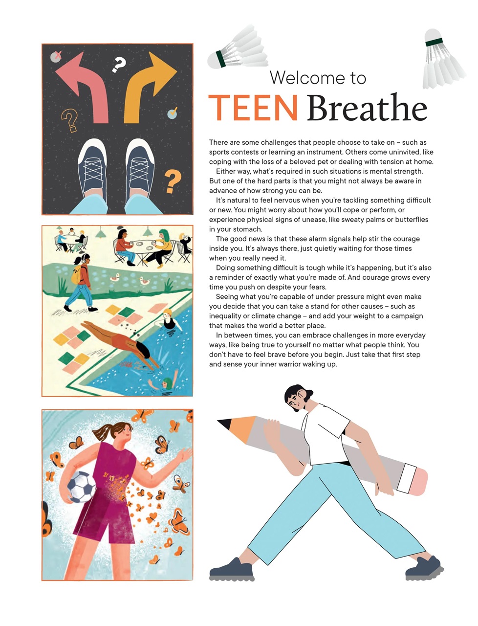 Teen Breathe Preview Pages