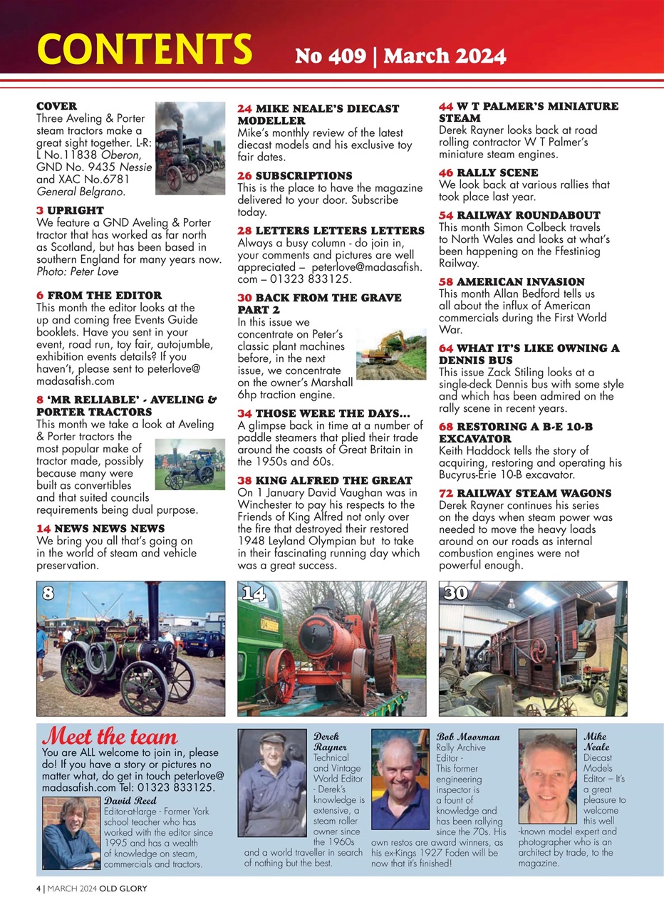 Old Glory Magazine Preview Pages