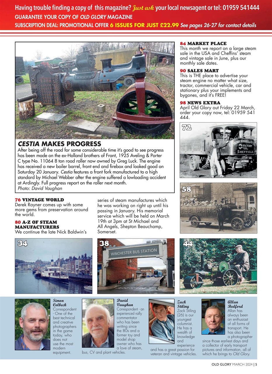 Old Glory Magazine Preview Pages