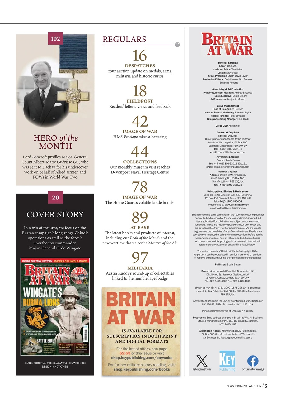 Britain at War Magazine Preview Pages