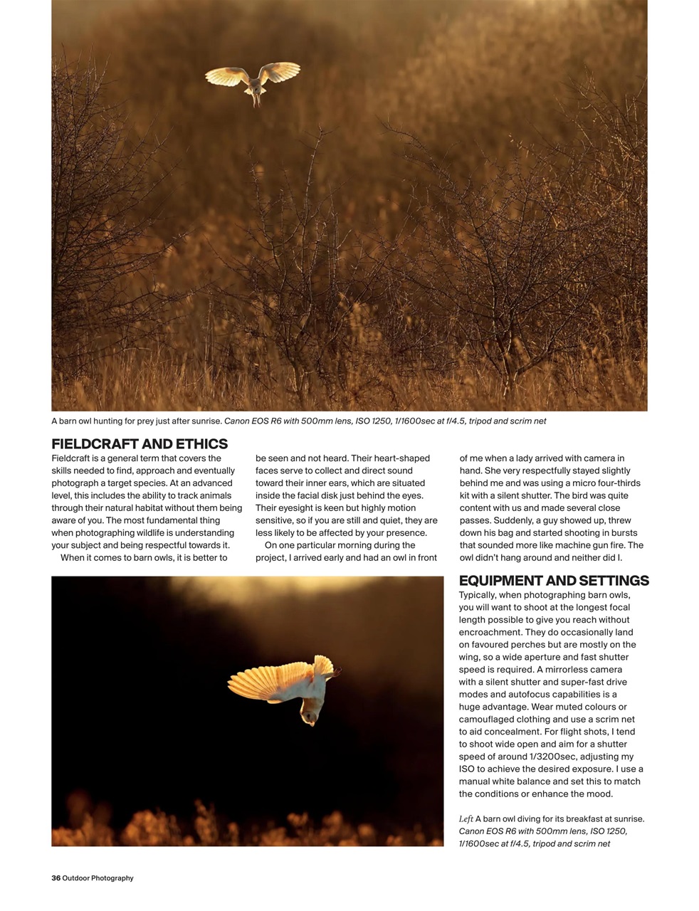 Outdoor Photography Preview Pages
