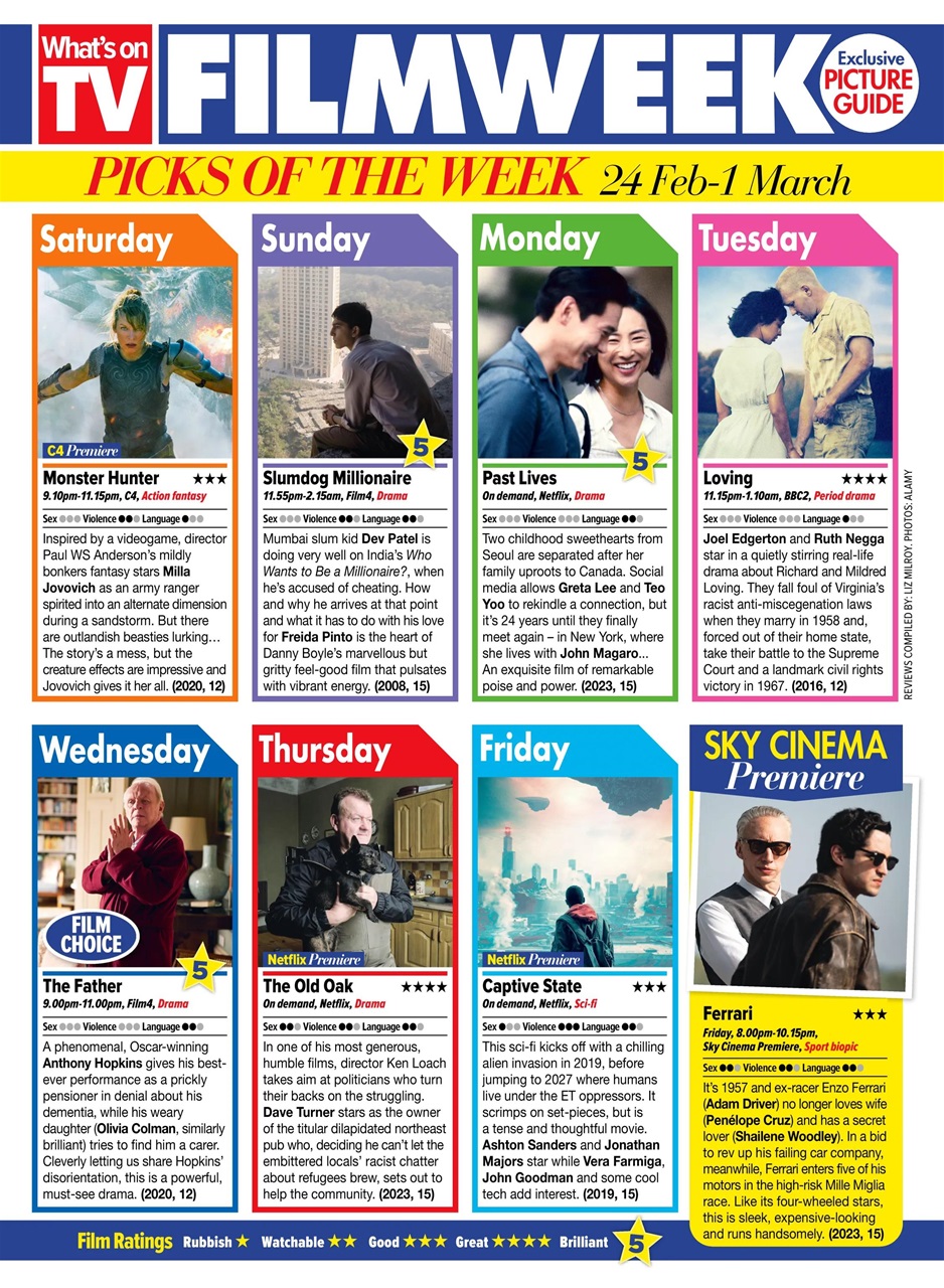 What's on TV Preview Pages