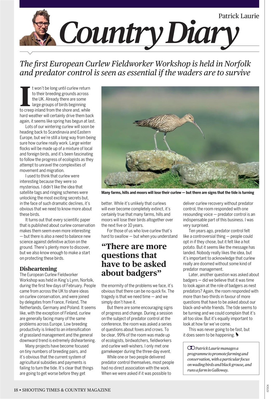 Shooting Times & Country Preview Pages