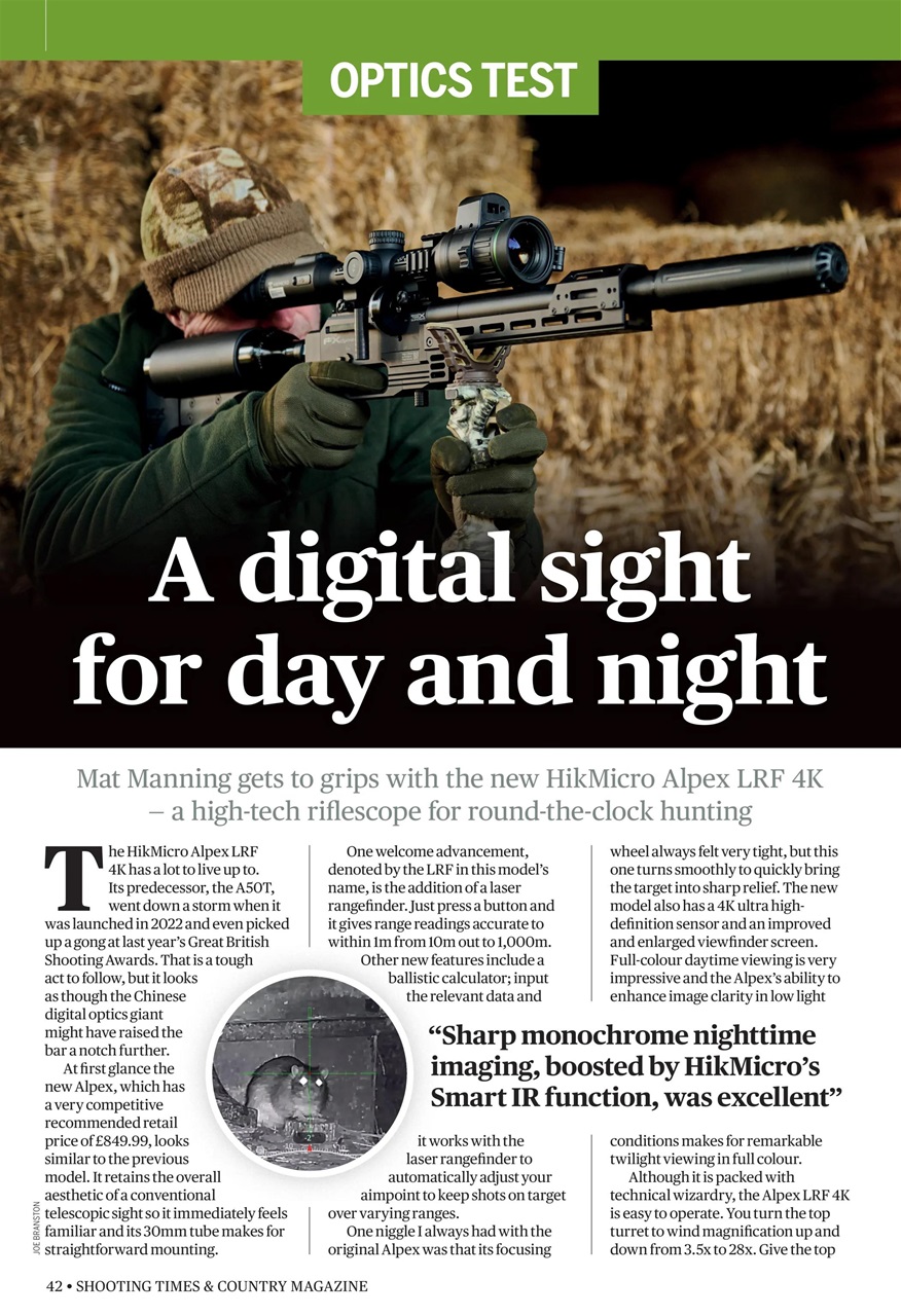 Shooting Times & Country Preview Pages