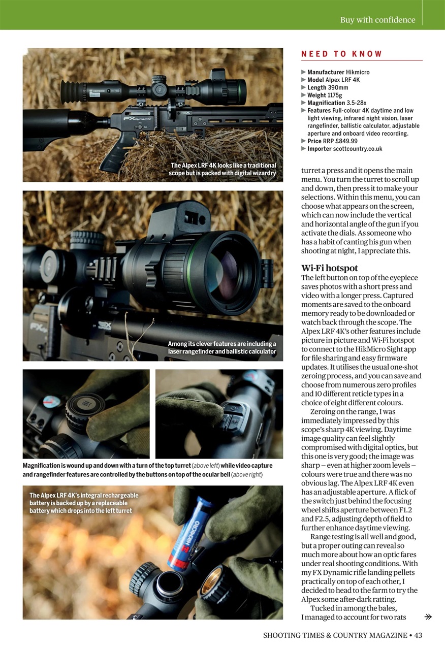 Shooting Times & Country Preview Pages