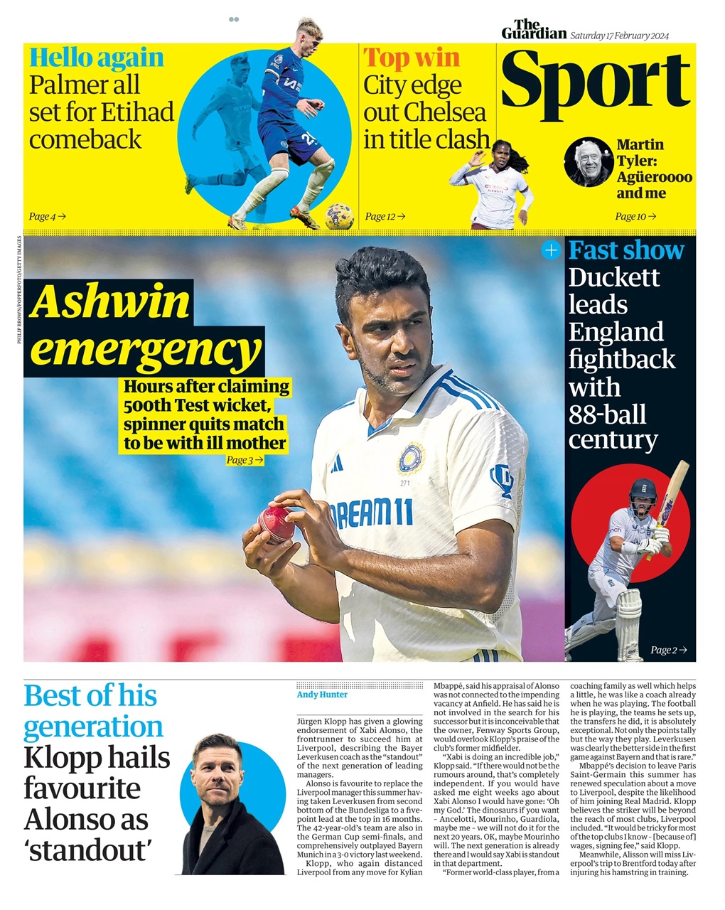The Guardian Newspaper Preview Pages