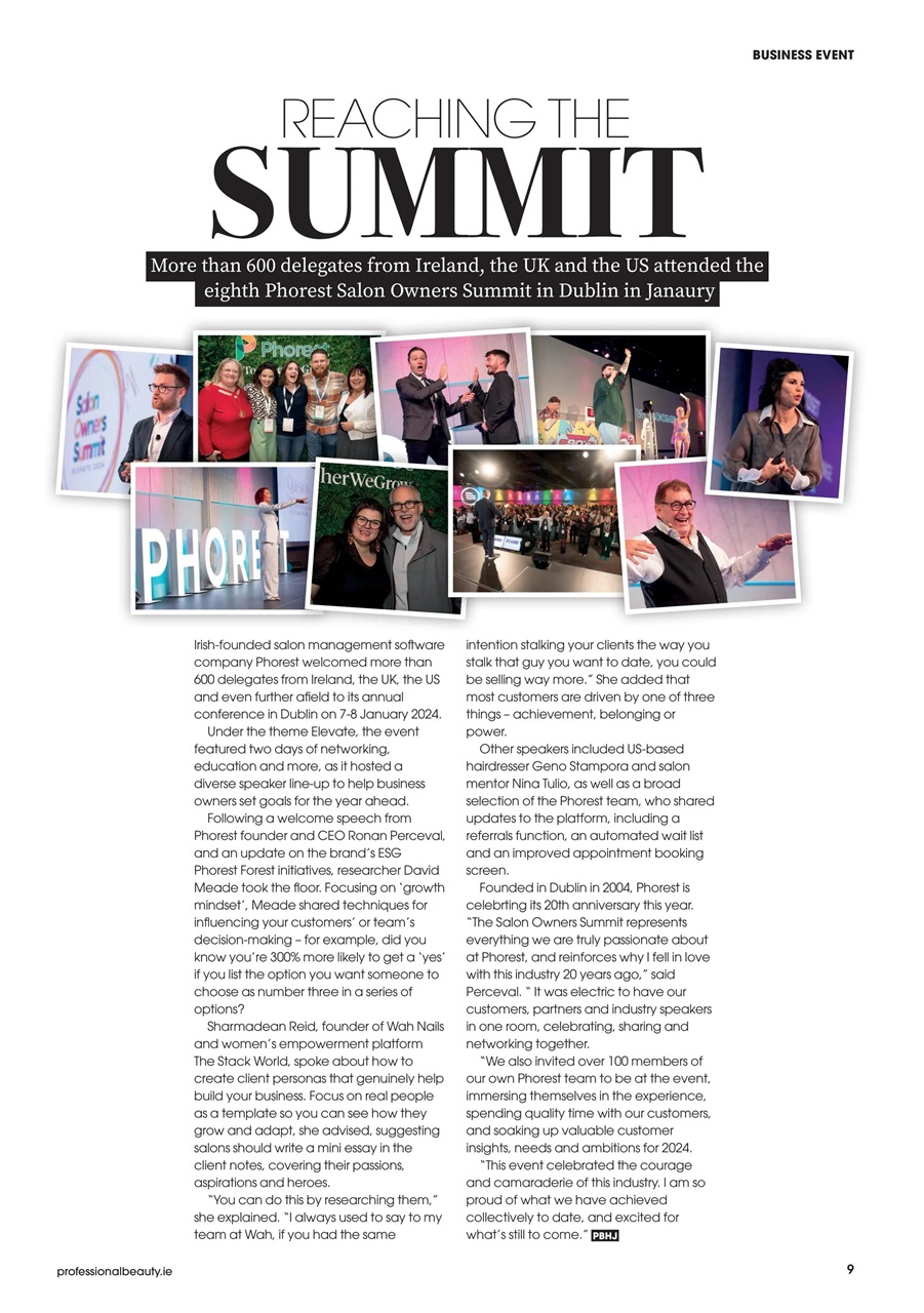 Professional Beauty & HJ Ireland Preview Pages