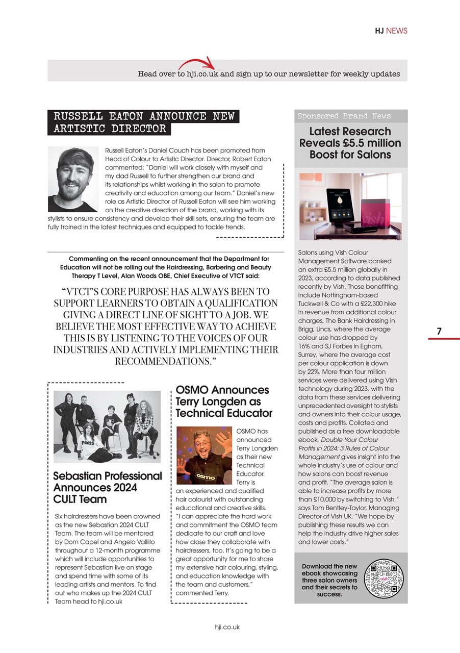 Hairdressers Journal Preview Pages