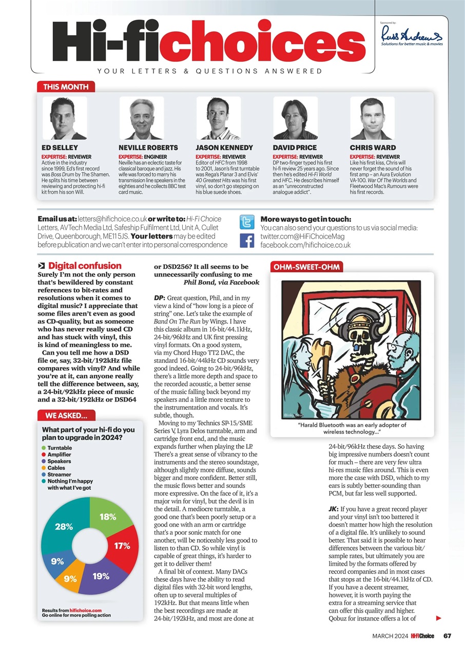 Hi-Fi Choice Preview Pages