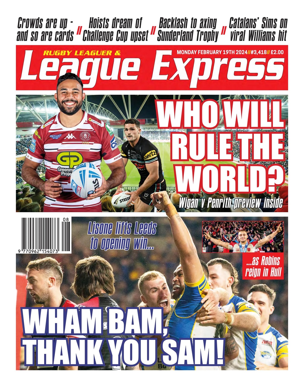 League Express Preview Pages