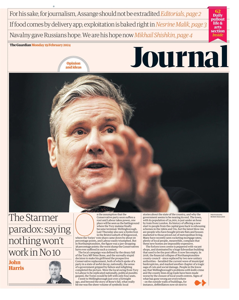 The Guardian Newspaper Preview Pages