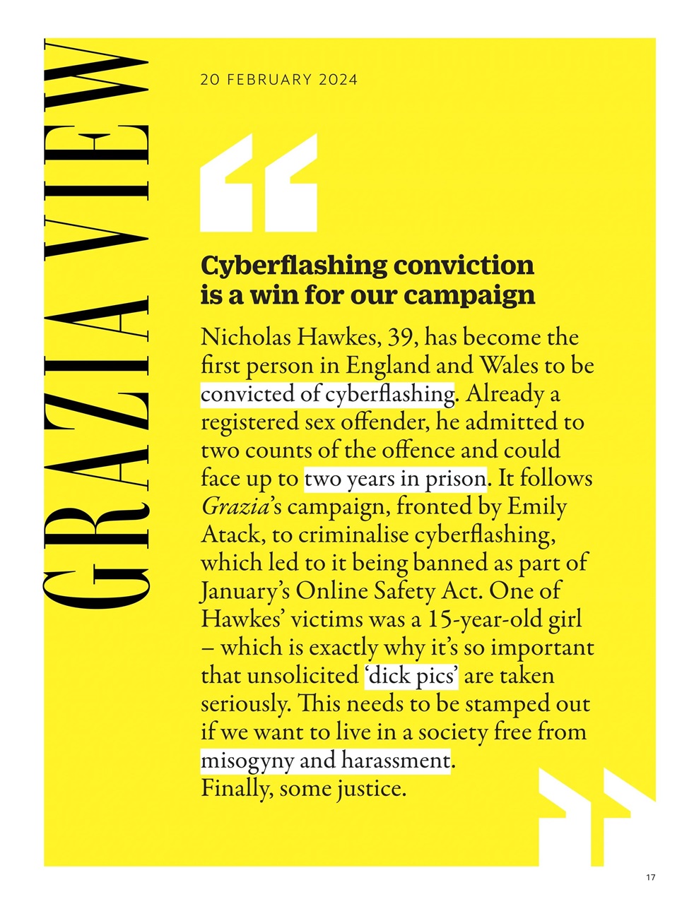 Grazia Preview Pages