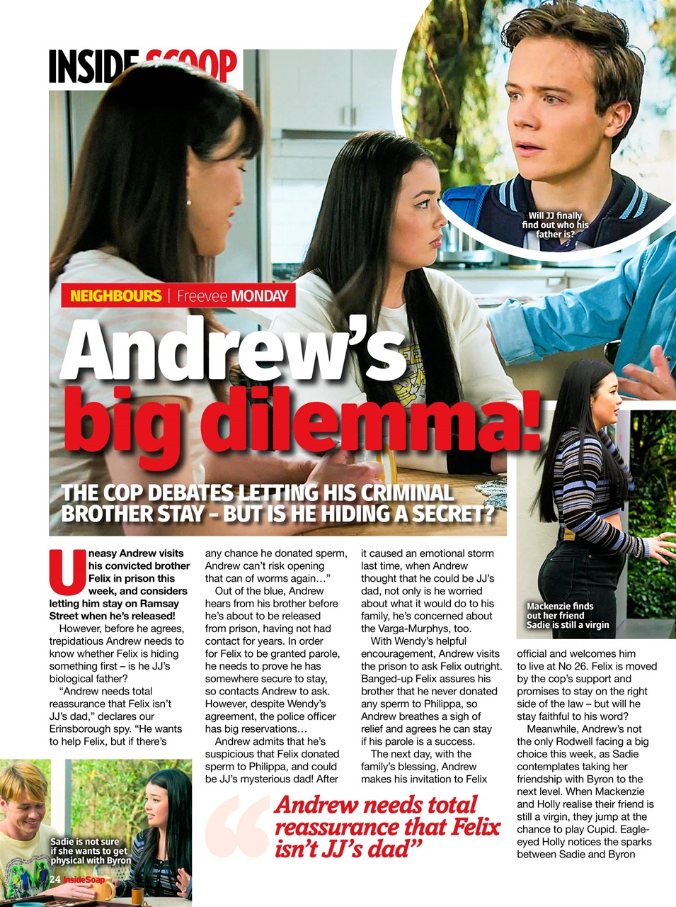 Inside Soap Preview Pages