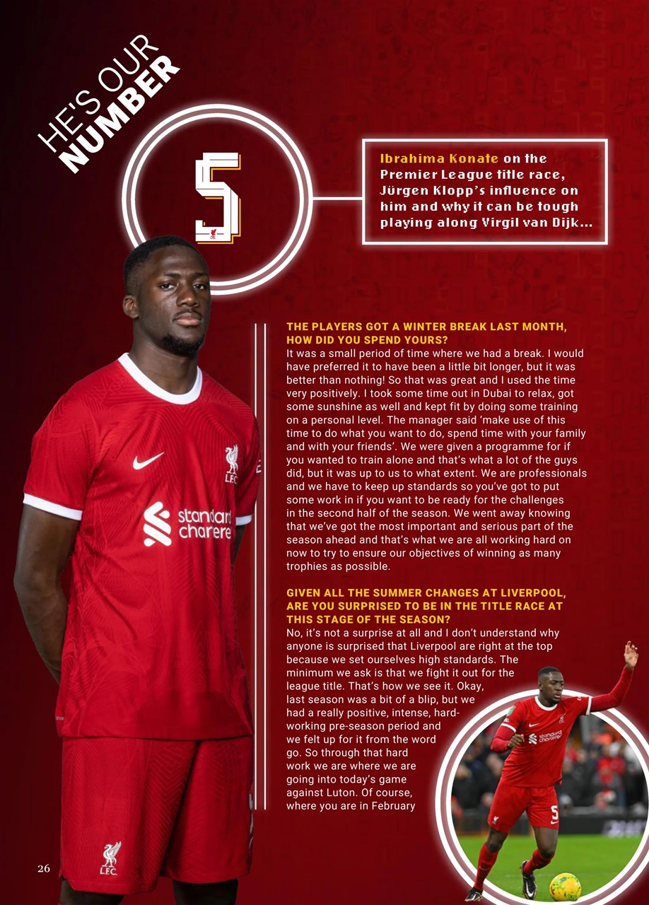 Liverpool FC Programmes Preview Pages
