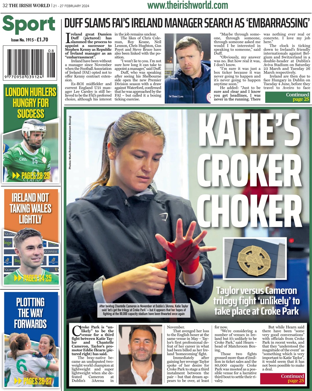 Irish World Preview Pages