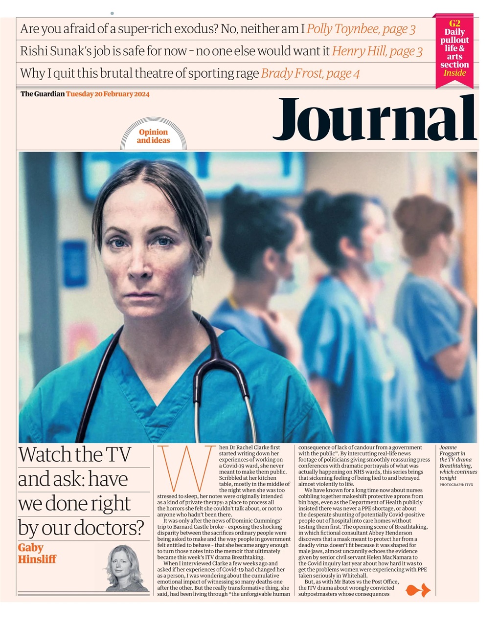 The Guardian Newspaper Preview Pages