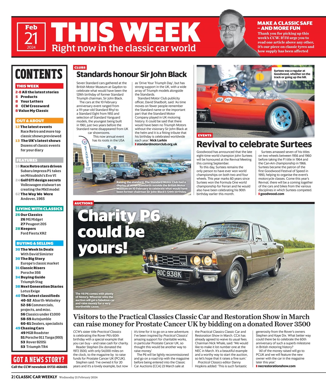 Classic Car Weekly Preview Pages