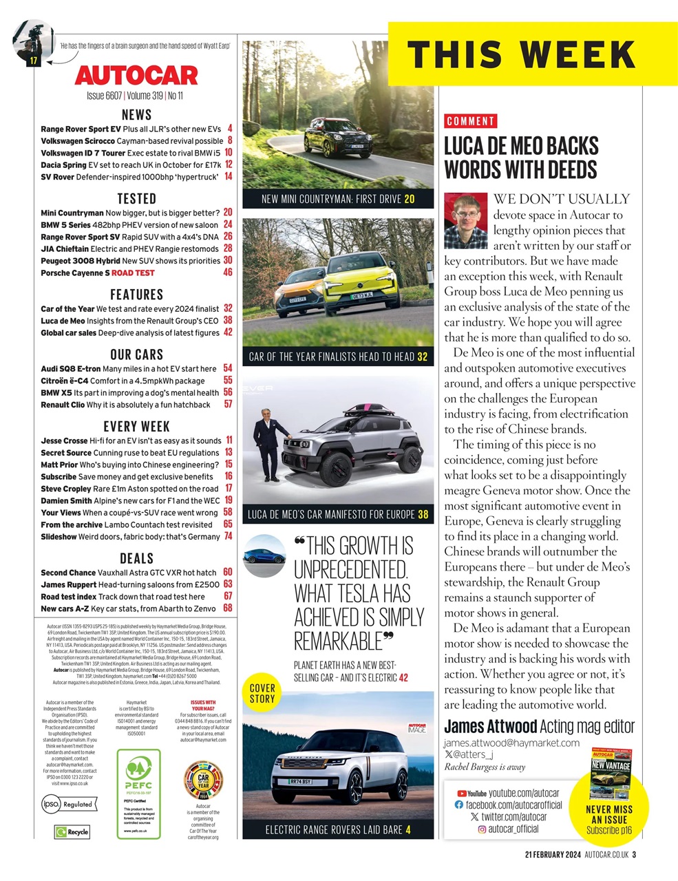 Autocar Preview Pages