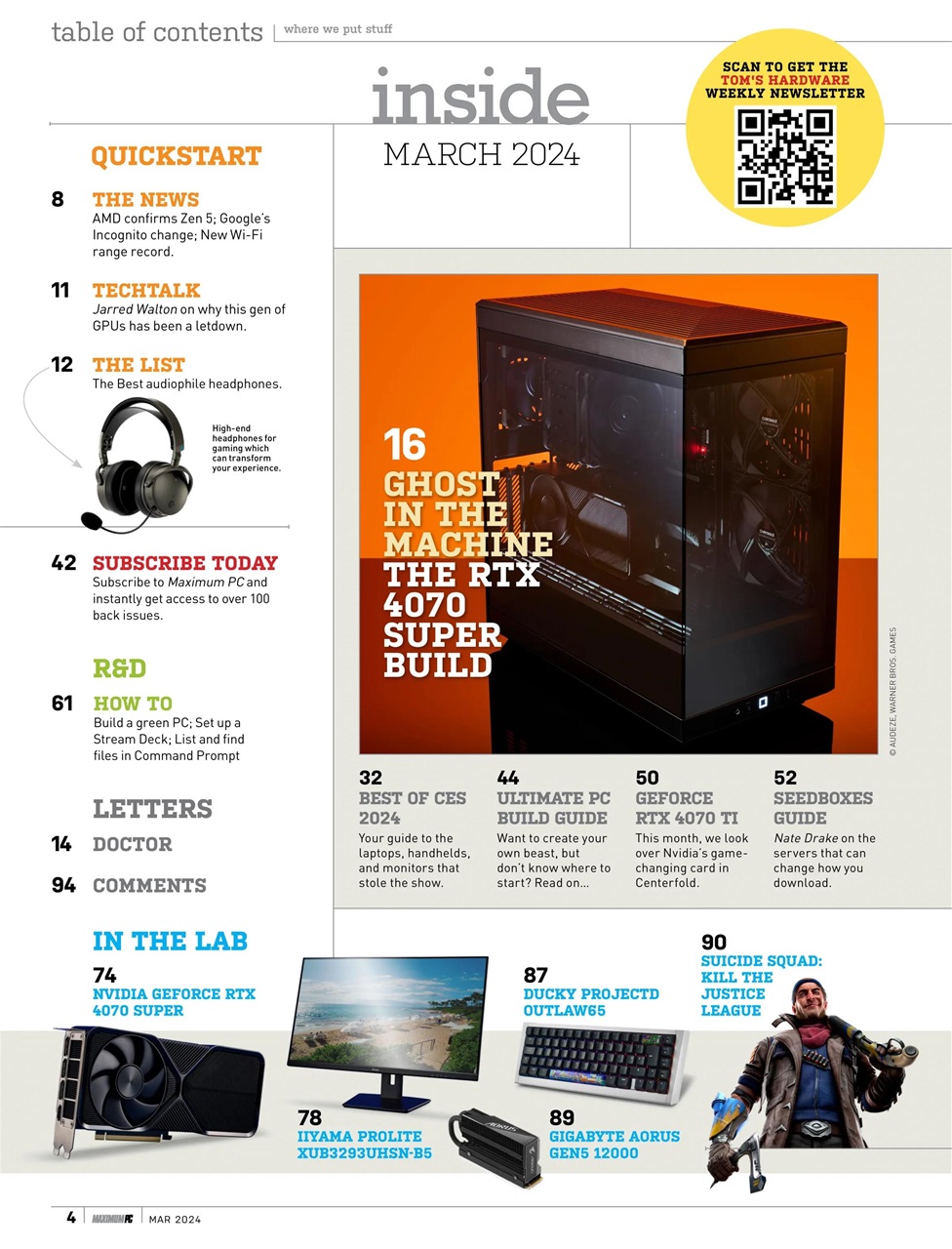 Maximum pc magazine march 2024 back issue