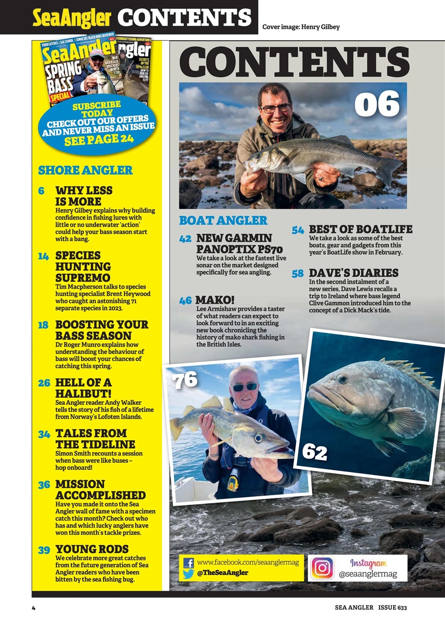 Sea Angler Preview Pages