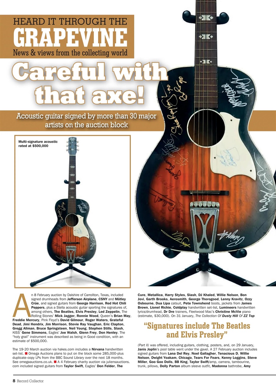 Record Collector Preview Pages